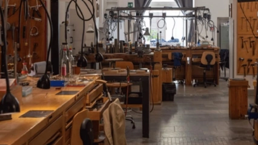 Laboratorio orafo delle Arti Orafe dove si svolge il Master