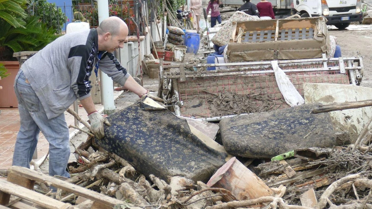 Un’immagine dell’alluvione di novembre 2023 Un’immagine dell’alluvione di novembre 2023