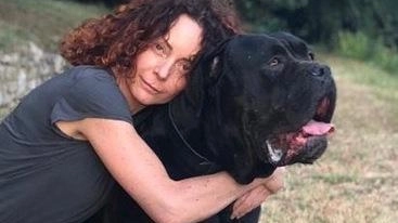 La dottoressa Barbara Capovani con uno dei suoi amati cani La dottoressa Barbara Capovani con uno dei suoi amati cani