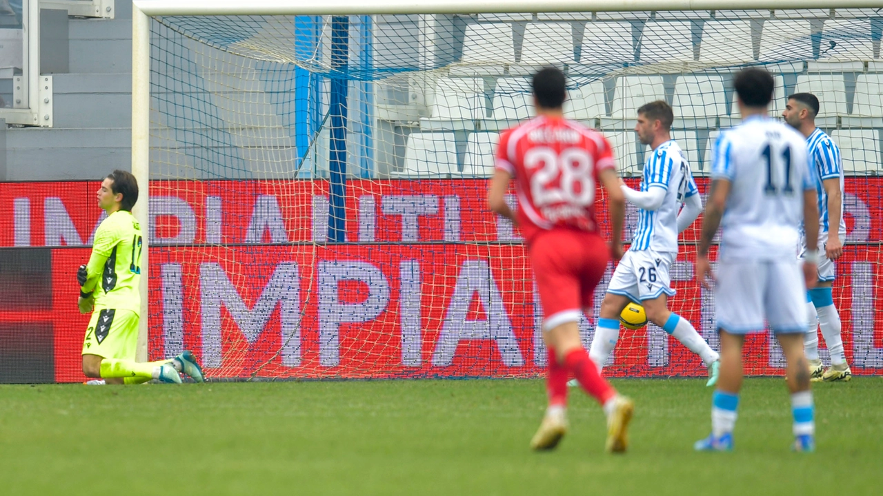 Il momentaneo vantaggio del Perugia (foto Businesspress)