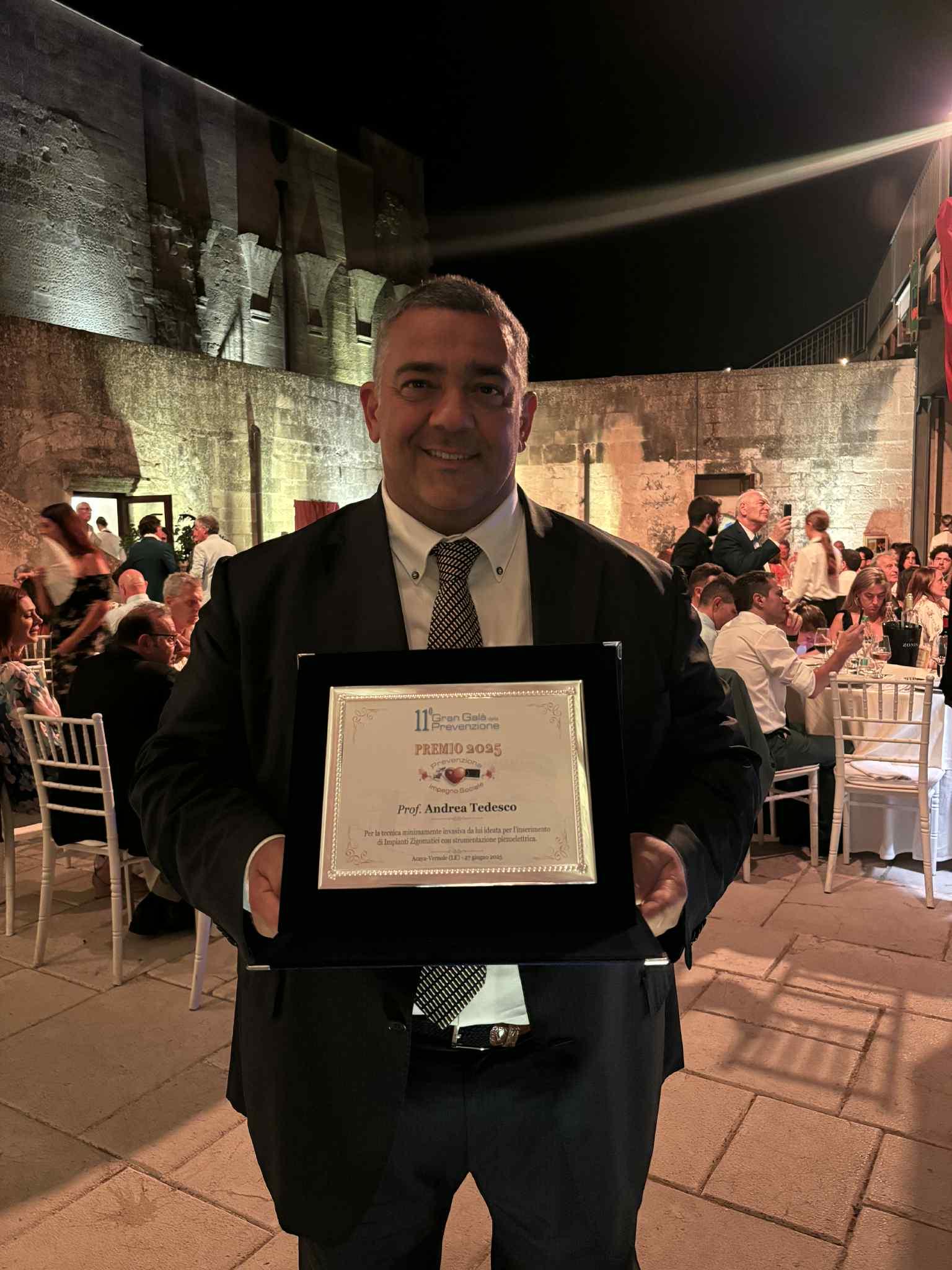 Al fiorentino Andrea Tedesco il Premio Prevenzione e Impegno Sociale 2025 Al fiorentino Andrea Tedesco il Premio Prevenzione e Impegno Sociale 2025