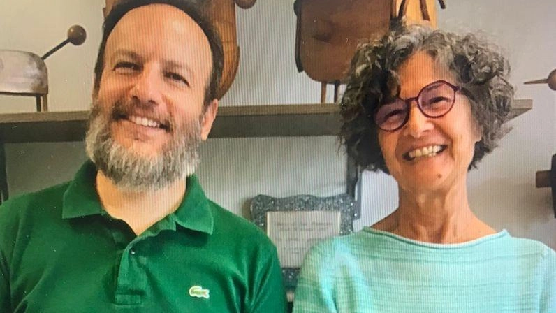 Gabriele Alberti con Ambra Giorgi che per nove anni è stata presidente della Cui Gabriele Alberti con Ambra Giorgi che per nove anni è stata presidente della Cui