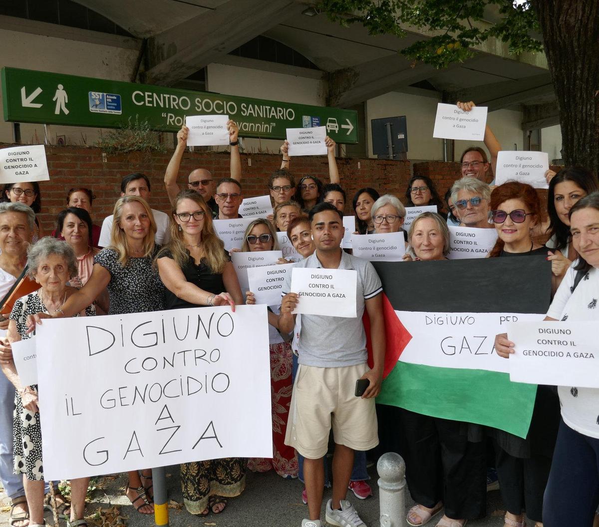 gaza sanitari in digiuno un segno di solidariet224