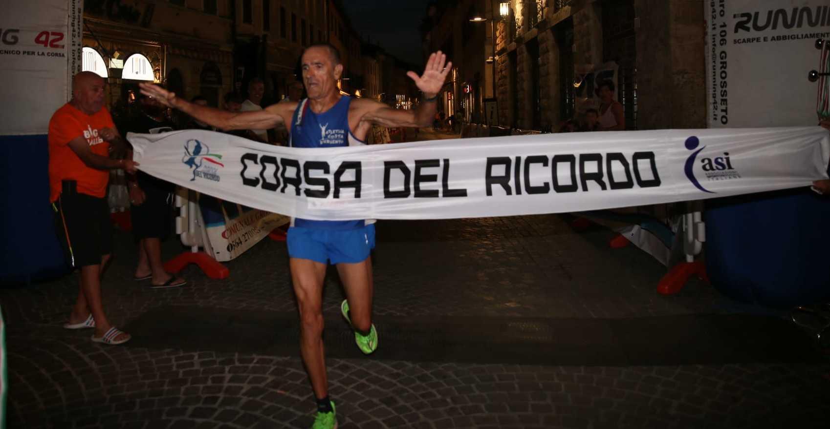 Corsa del Ricordo. Ok Lubrano e Novelli Corsa del Ricordo. Ok Lubrano e Novelli