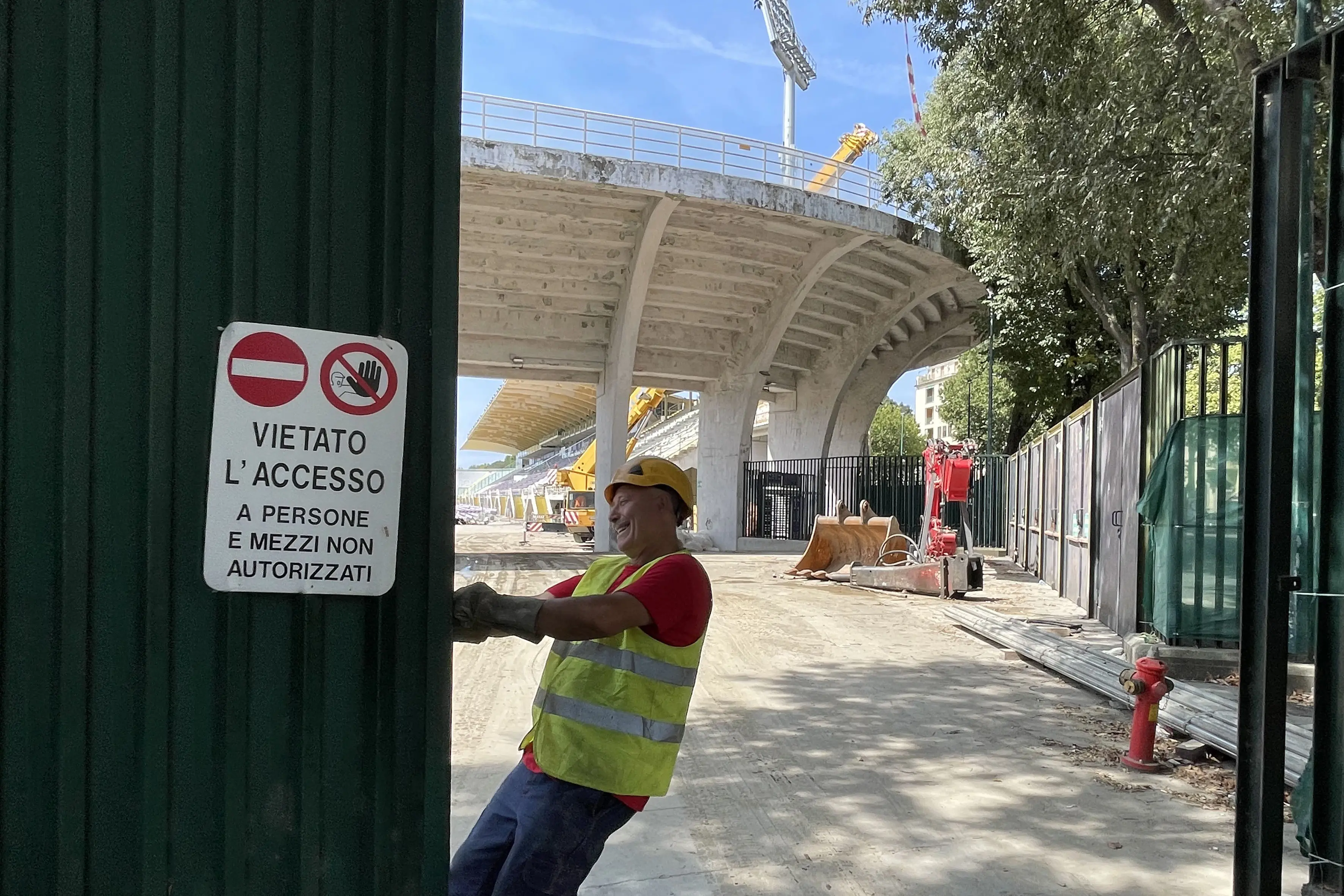 Il Comune di Firenze: “Allo stadio Franchi i lavori vanno come previsto”