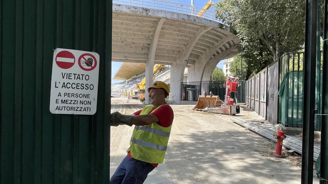 Il Comune di Firenze: “Allo stadio Franchi i lavori vanno come previsto”