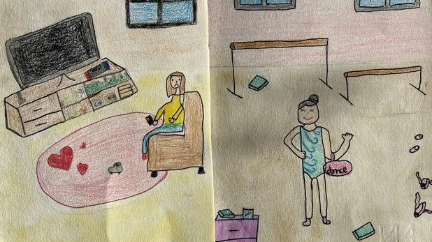 Disegno realizzato dalla classe IV B