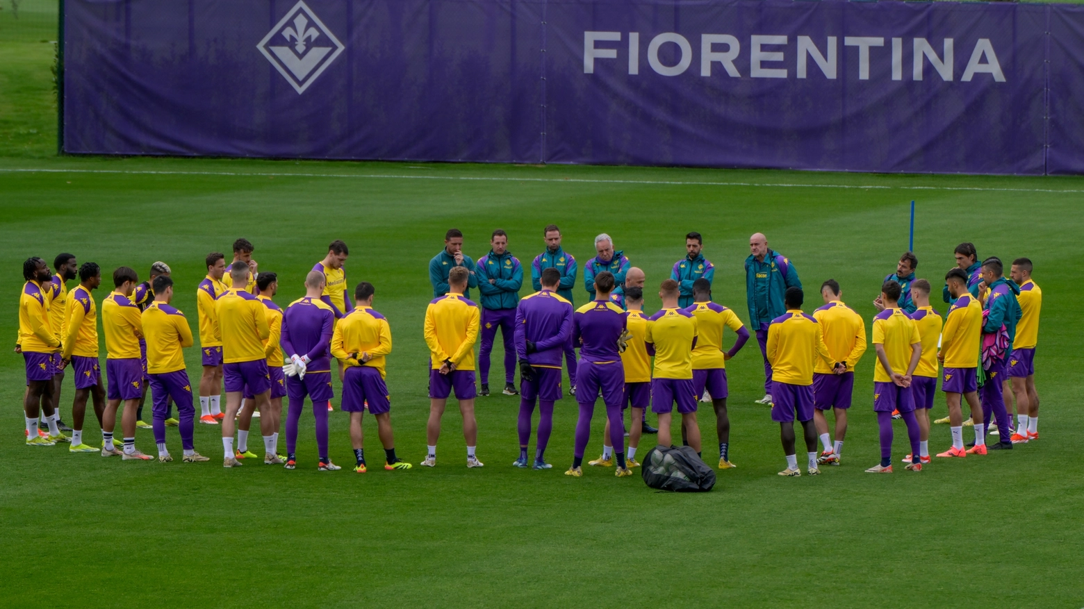 La Fiorentina in allenamento (Fotocronache Germogli)