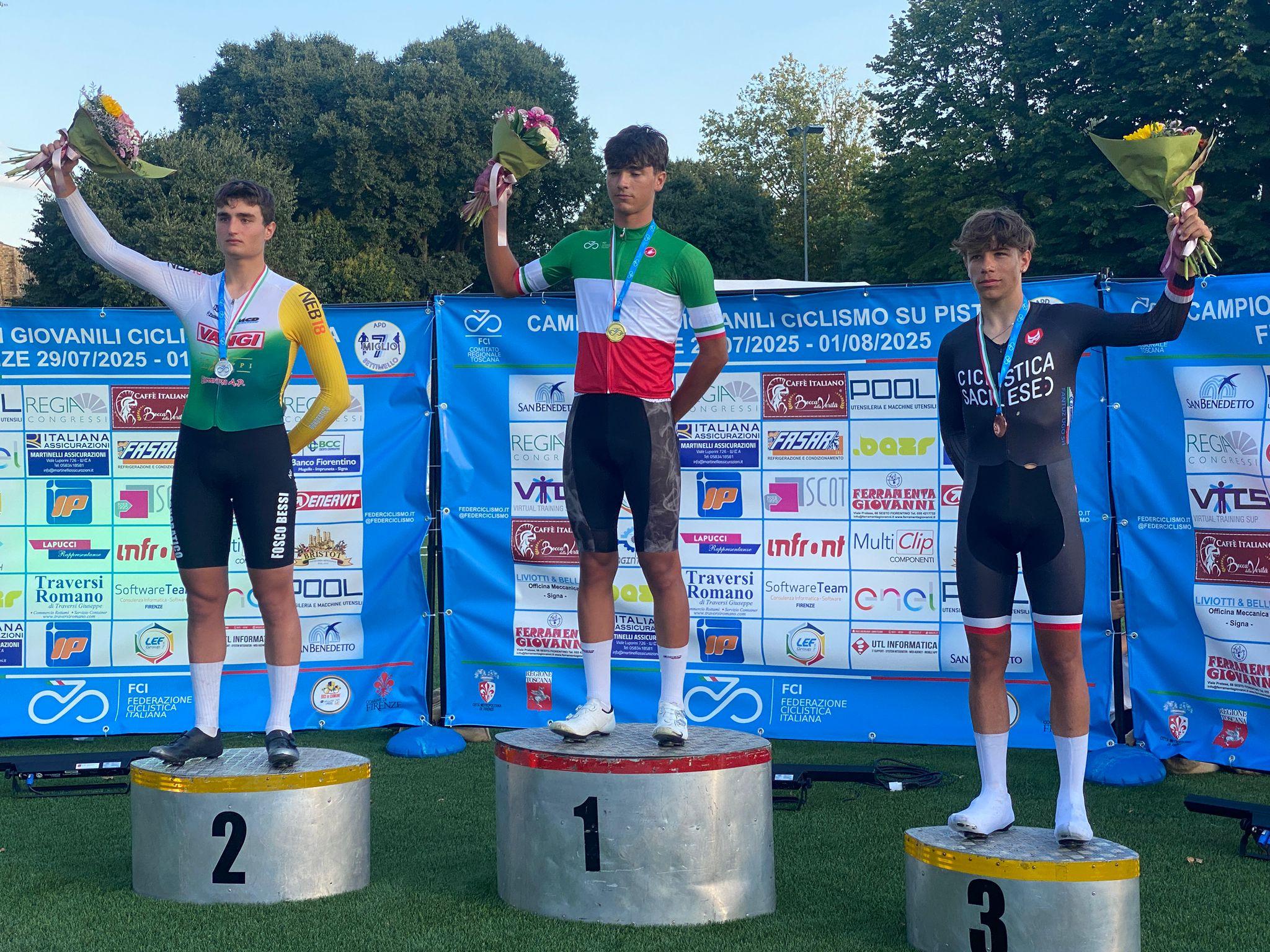 Ciclismo, Nieri firma l’argento ai Tricolori su pista
