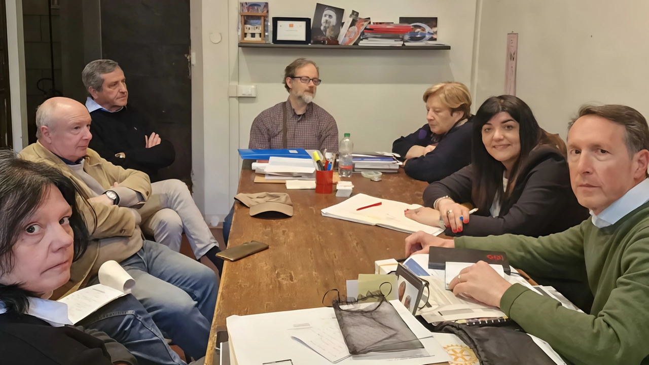 Gli assessori Santini e. Pisano durante l’incontro con il Comitato Scientifico