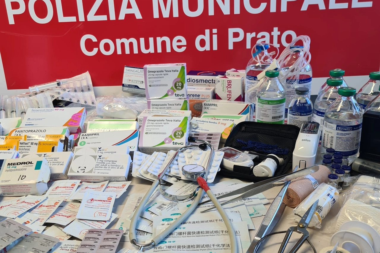 Il materiale sequestrato 