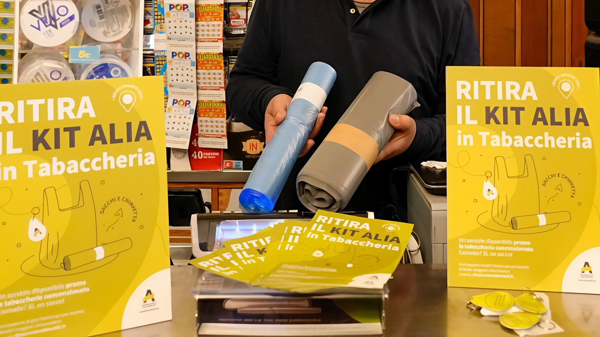 Il servizio di ritiro delle dotazioni per la raccolta differenziata in tabaccheria Il servizio di ritiro delle dotazioni per la raccolta differenziata in tabaccheria