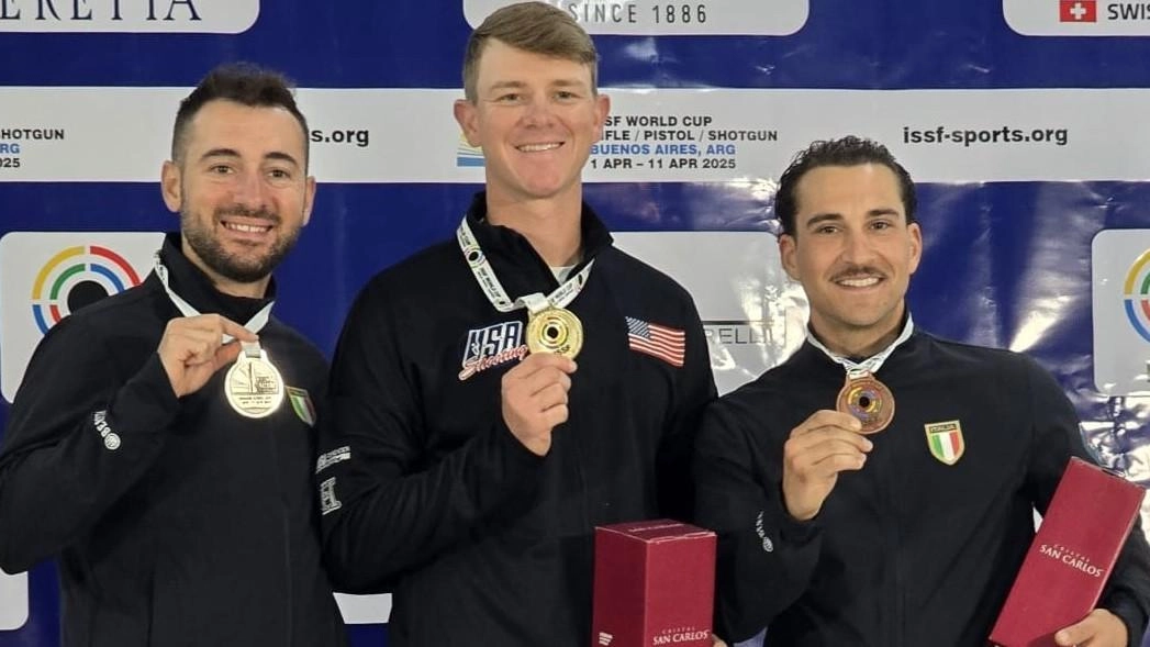 Gabriele Rossetti conquista l'argento nella Coppa del Mondo di skeet a Buenos Aires