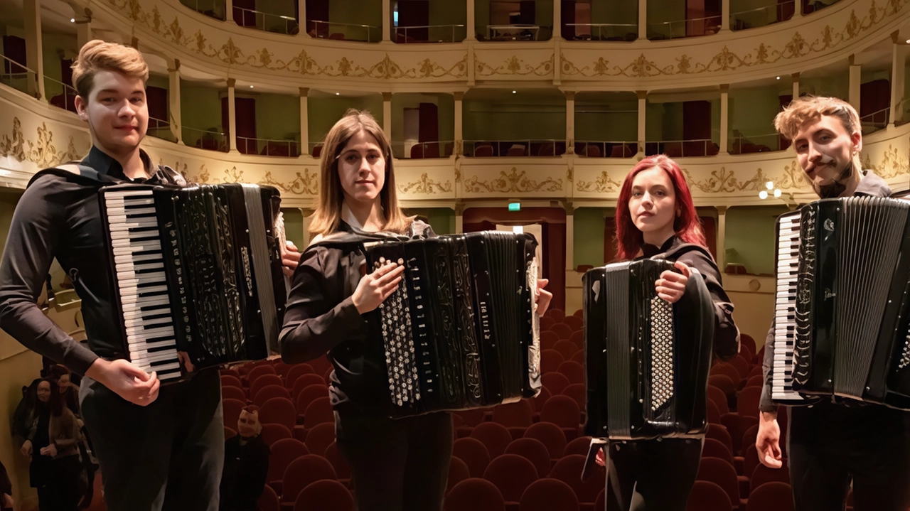 Florence Acco Quartet», proseguono gli appuntamenti del Terre d’Arezzo Music Festival. Stasera sabato alle 21,15 a Capolona, Chiesa di S.Michele Florence Acco Quartet», proseguono gli appuntamenti del Terre d’Arezzo Music Festival. Stasera sabato alle 21,15 a Capolona, Chiesa di S.Michele