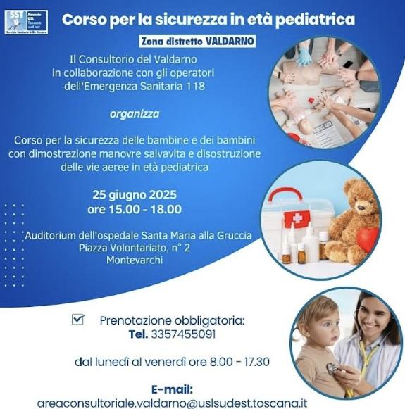 Un corso gratuito per la sicurezza in età pediatrica Un corso gratuito per la sicurezza in età pediatrica