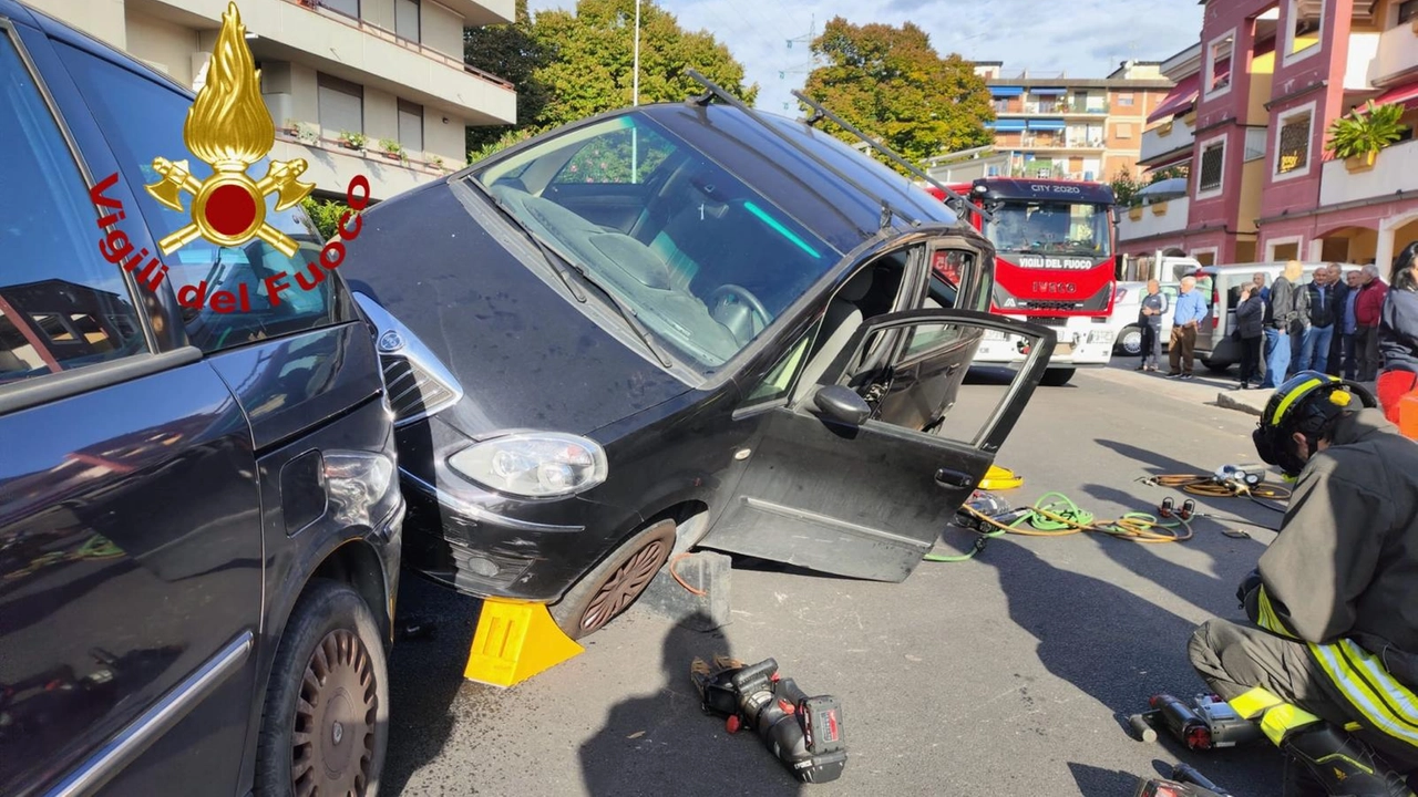 L'incidente è avvenuto in via Siena L'incidente è avvenuto in via Siena