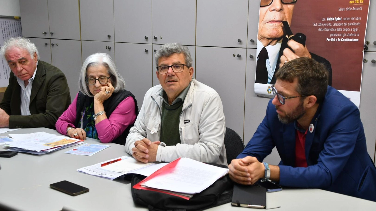 La presidente dell’Anpi di Massa Emma Cordoni e quello provinciale Giancarlo Albori