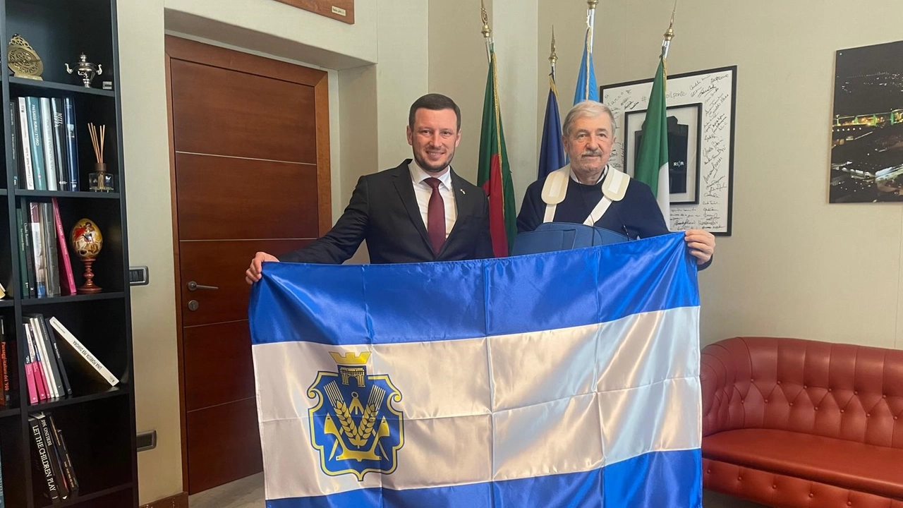 Oleksandr Prokudin e Marco Bucci Oleksandr Prokudin e Marco Bucci