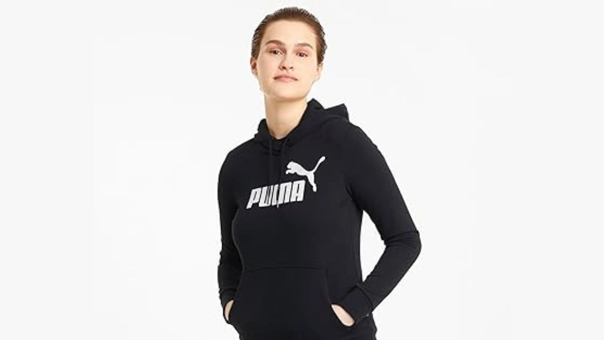 Felpa con Cappuccio Puma Ess+ Felpa con Cappuccio Puma Ess+