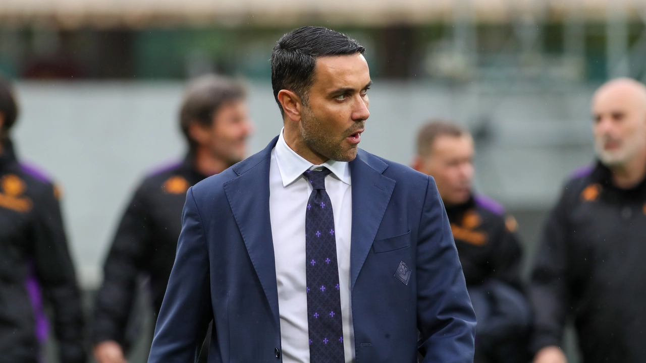 Il tecnico della Fiorentina Raffaele Palladino (foto Germogli) Il tecnico della Fiorentina Raffaele Palladino (foto Germogli)