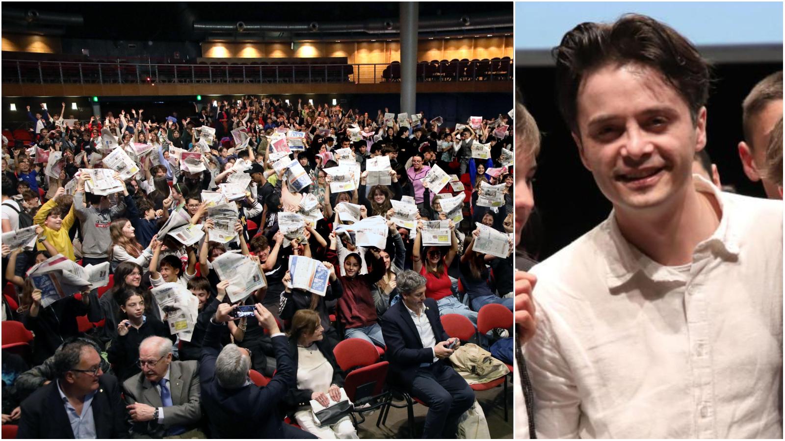 Campionato di Giornalismo, che festa a Firenze: tanti studenti a teatro. Boato per Jonathan Canini