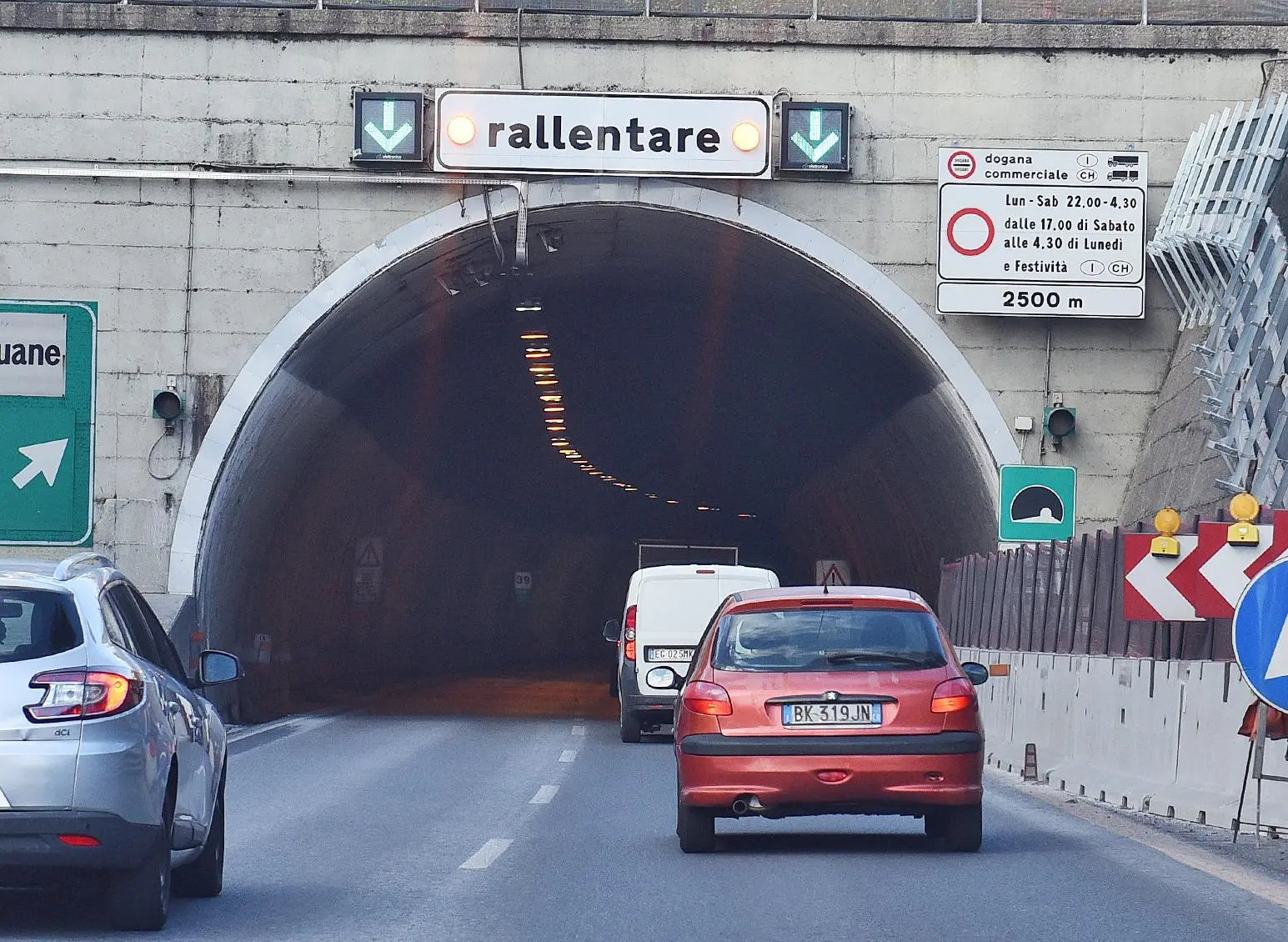 A1, chiusura per lavori