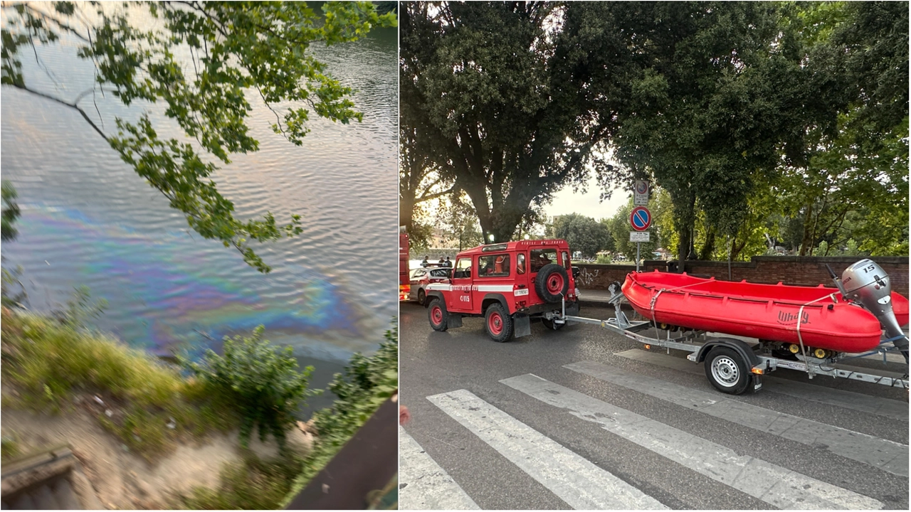 Chiazza di idrocarburi in Arno a Firenze. Task force per contenere lo sversamento