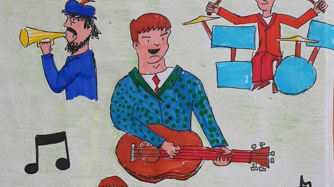 Il disegno degli studenti della classe 2A della scuola Puccini