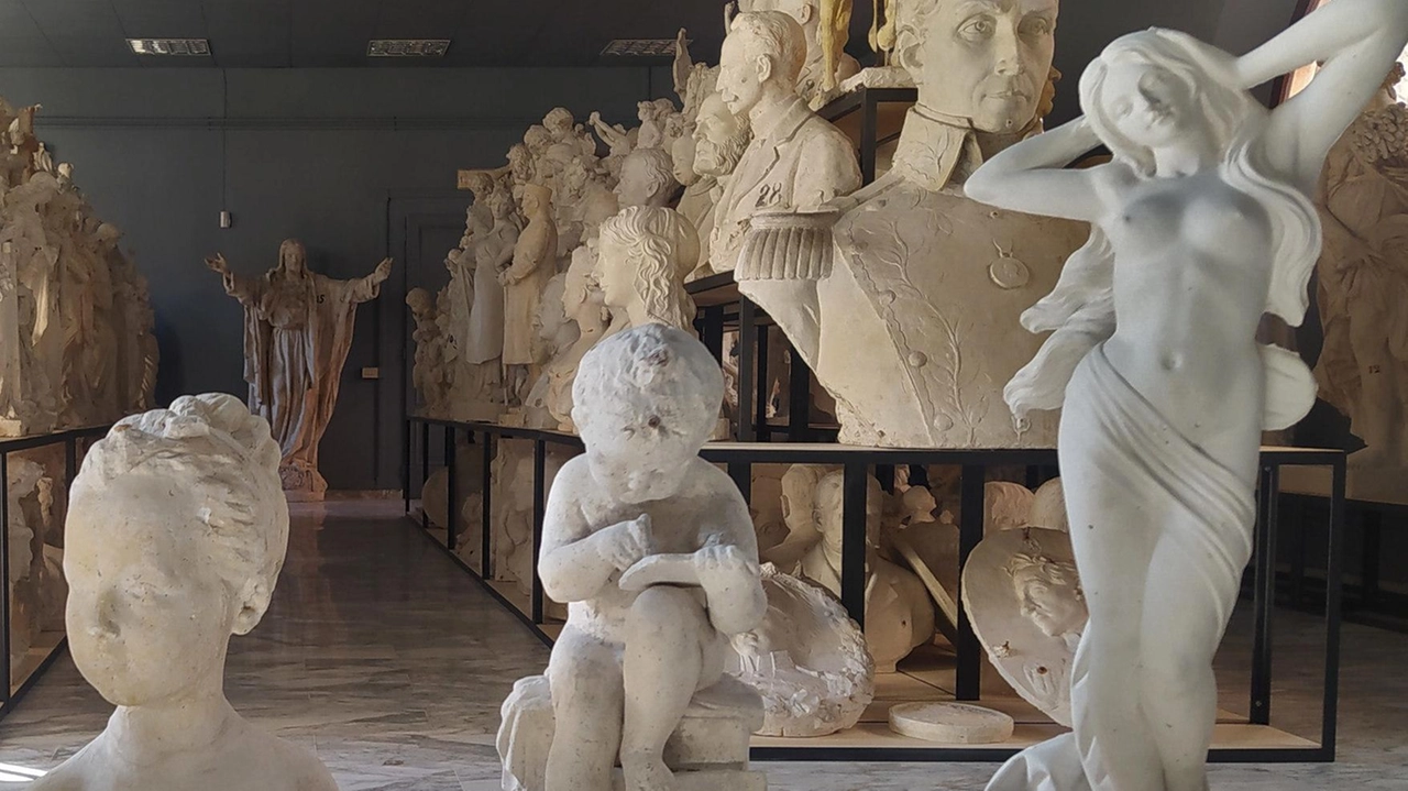 La sezione delle gipsoteche storiche La sezione delle gipsoteche storiche