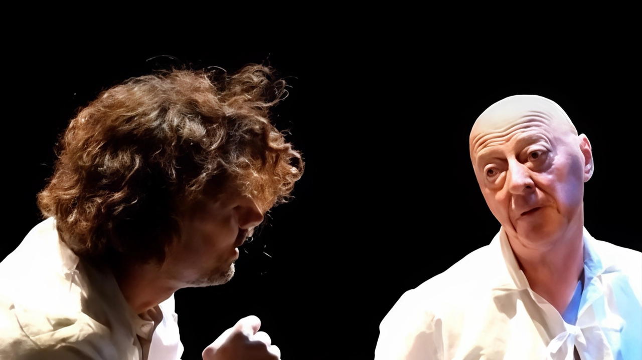 Una scena dallo spettacolo «Dracula», tratto dal classico di Bram Stocker, che sabato prossimo aprirà la stagione del Teatro Regina Margherita di Marcialla Una scena dallo spettacolo «Dracula», tratto dal classico di Bram Stocker, che sabato prossimo aprirà la stagione del Teatro Regina Margherita di Marcialla