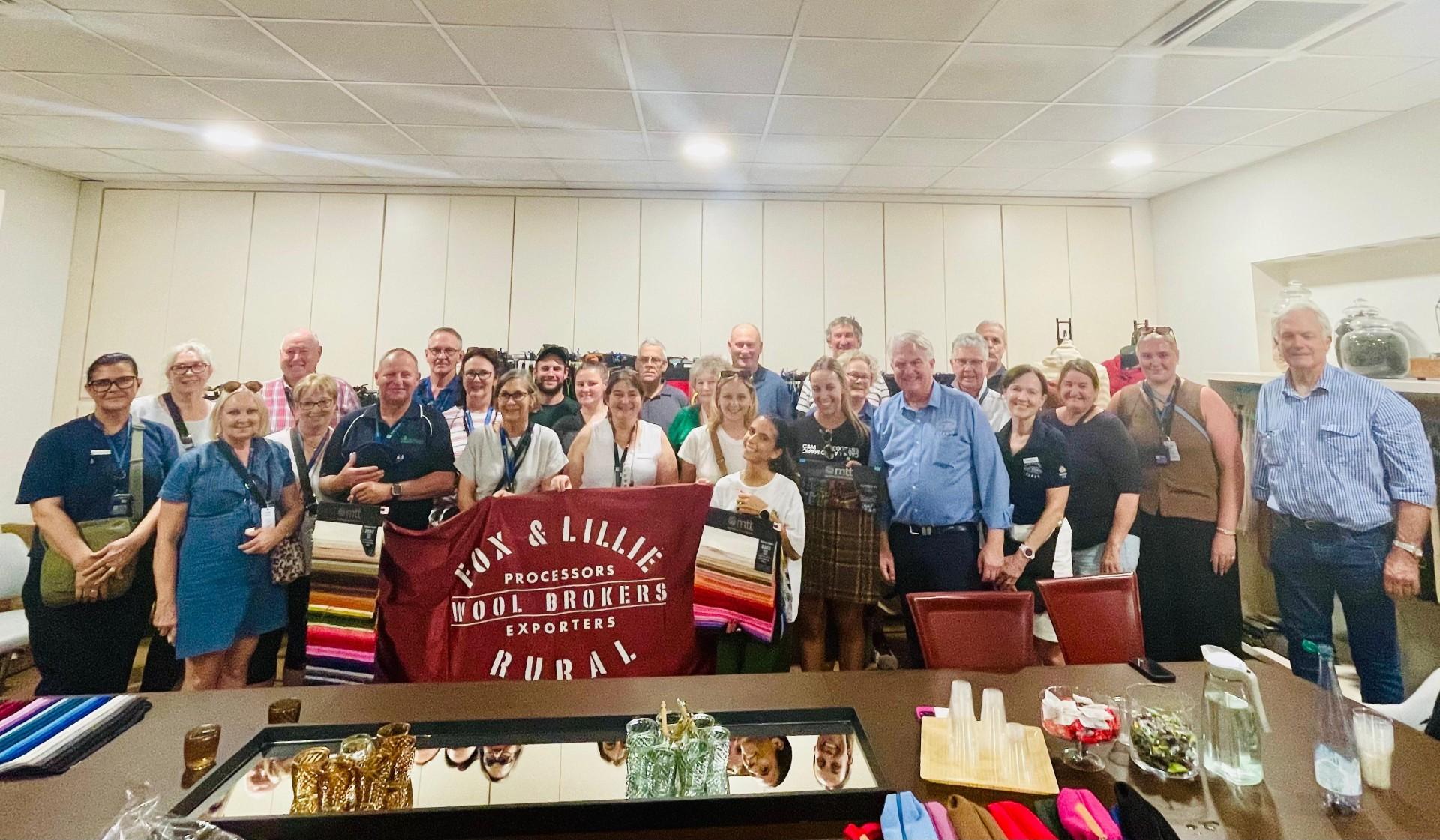 Prato, una delegazione di allevatori australiani in visita a Manifattura Tessile Toscana Prato, una delegazione di allevatori australiani in visita a Manifattura Tessile Toscana