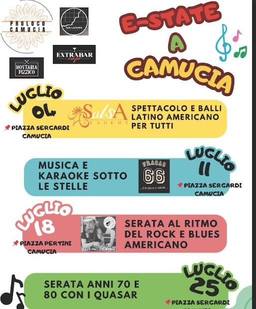 Cortona, il programma di eventi della Proloco di Camucia