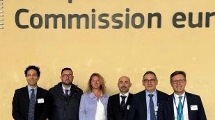 La missione a Bruxelles del tavolo del distretto nei giorni scorsi La missione a Bruxelles del tavolo del distretto nei giorni scorsi