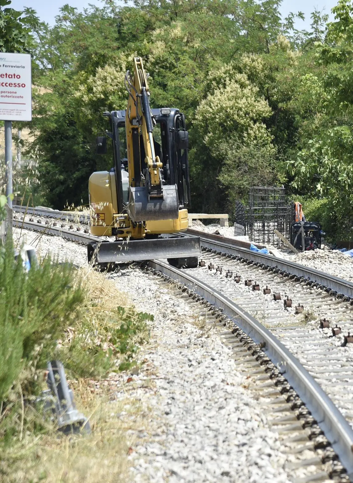 Raddoppio della ferrovia. Vertice del Comune con RFI