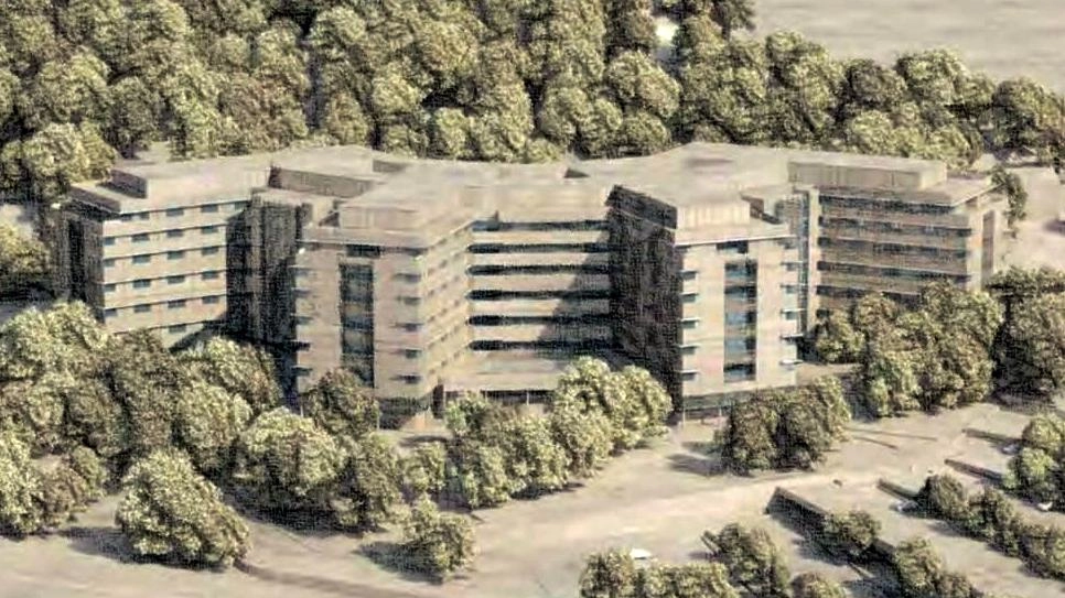Il rendering del nuovo ospedale della Spezia, destinato a sorgere nel quartiere del Felettino. I lavori dureranno almeno tre anni Il rendering del nuovo ospedale della Spezia, destinato a sorgere nel quartiere del Felettino. I lavori dureranno almeno tre anni