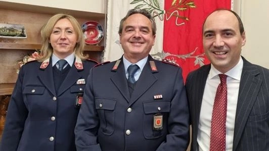 Al centro l’ispettore Stefano Melani