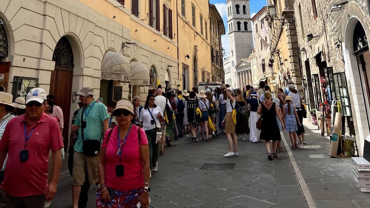 Aumentano i turisti ad Assisi