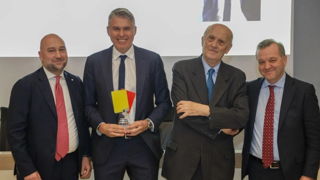Roberto Rosetti premiato nella scorsa edizione del premio
