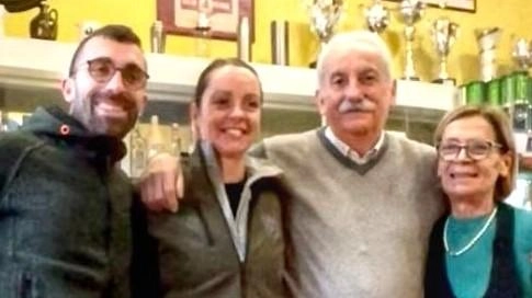 Da sinistra Andrea Cecchi, Giulia Cappelli, Carlo Cappelli e Anna Cappelli protagonisti e anime nella gestione della Casa degli sport Da sinistra Andrea Cecchi, Giulia Cappelli, Carlo Cappelli e Anna Cappelli protagonisti e anime nella gestione della Casa degli sport