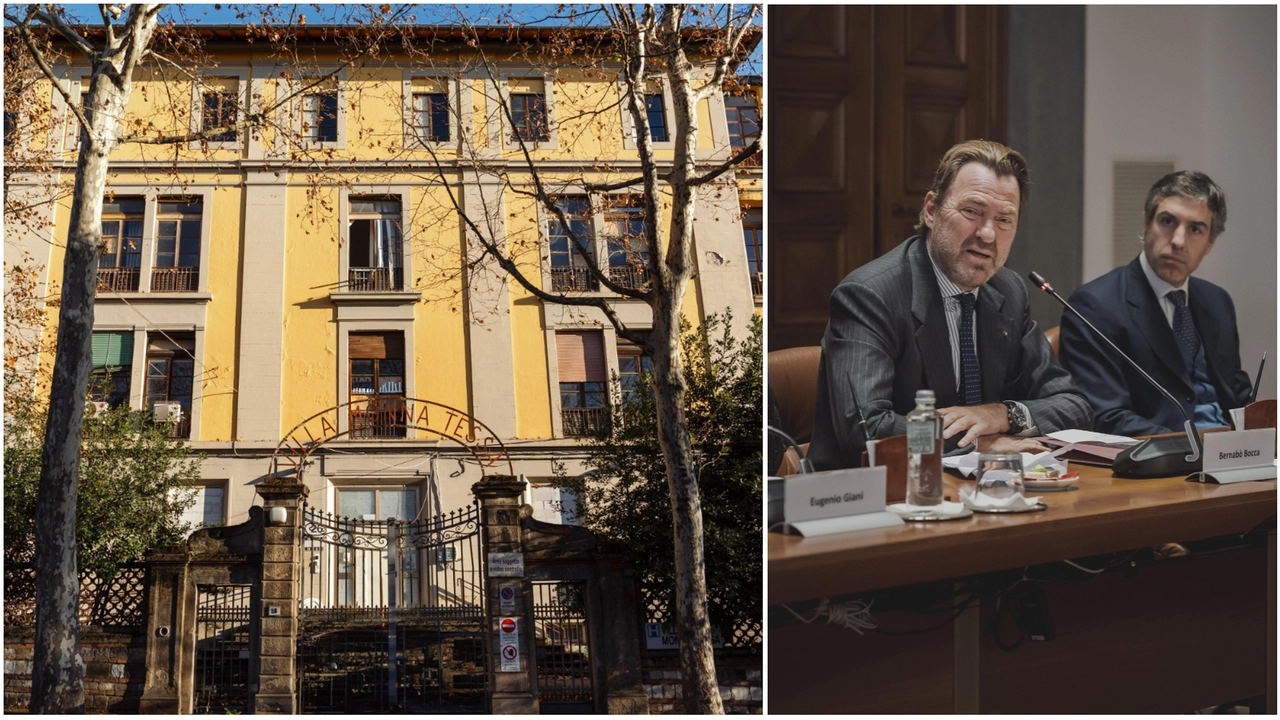 Villa Monna Tessa e il presidente di Fondazione CR Firenze, Bernabò Bocca Villa Monna Tessa e il presidente di Fondazione CR Firenze, Bernabò Bocca