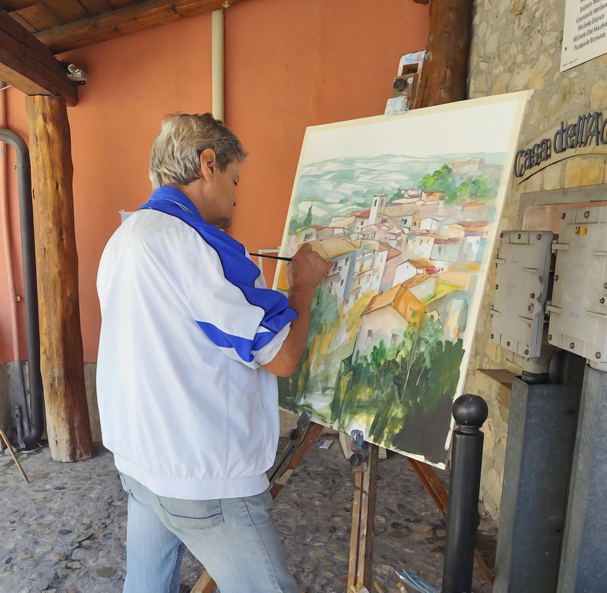 "VitolinArte". Sfida di pittura. Artisti all’opera "VitolinArte". Sfida di pittura. Artisti all’opera