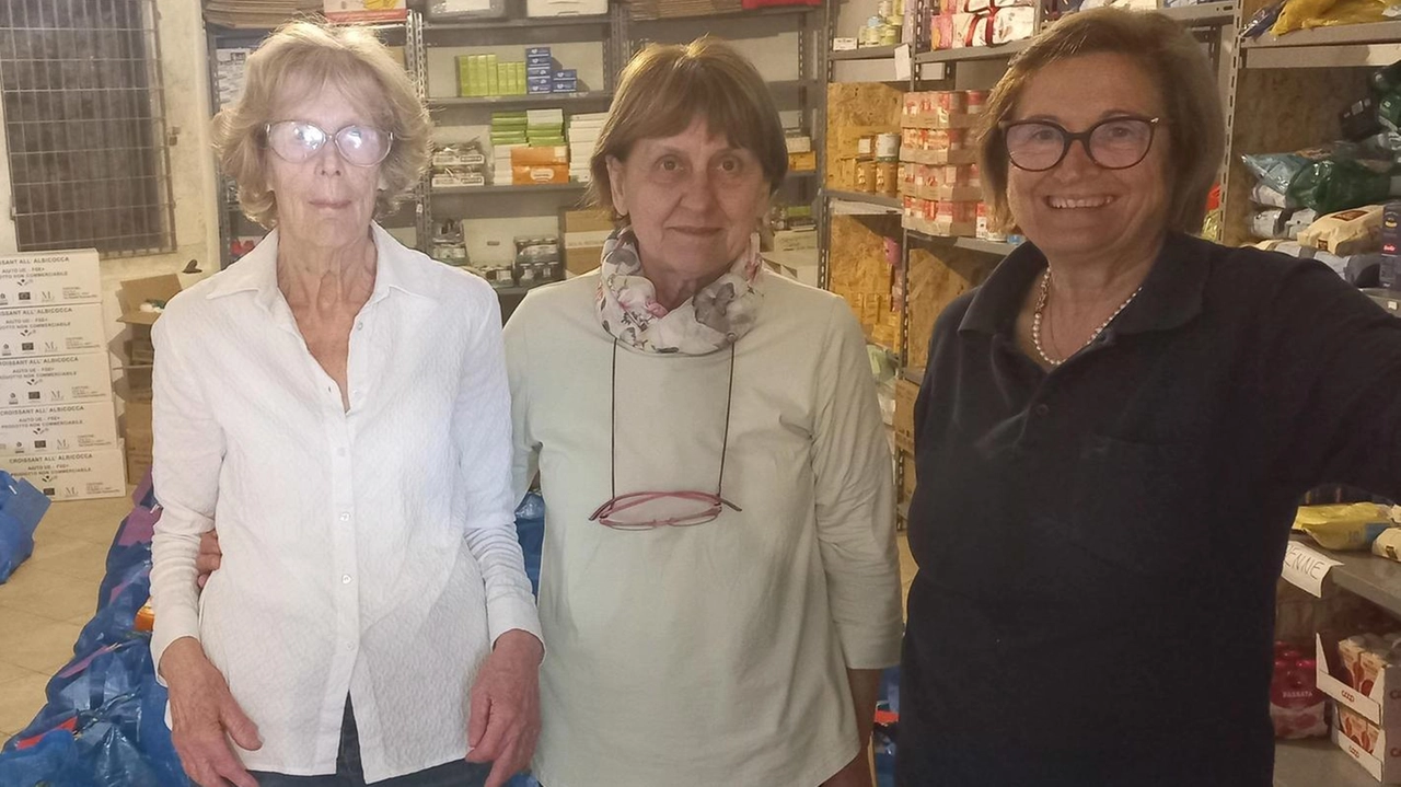 Da sinistra Simonetta Corbellini Andreotti, Maria Carla Pucci e Angela Quintavalle Da sinistra Simonetta Corbellini Andreotti, Maria Carla Pucci e Angela Quintavalle