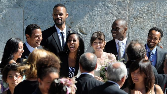 Nel 2010 Celeste Moratti si è unita in matrimonio con l'attore Duane Allen Robinson nella chiesa di Valdicastello
