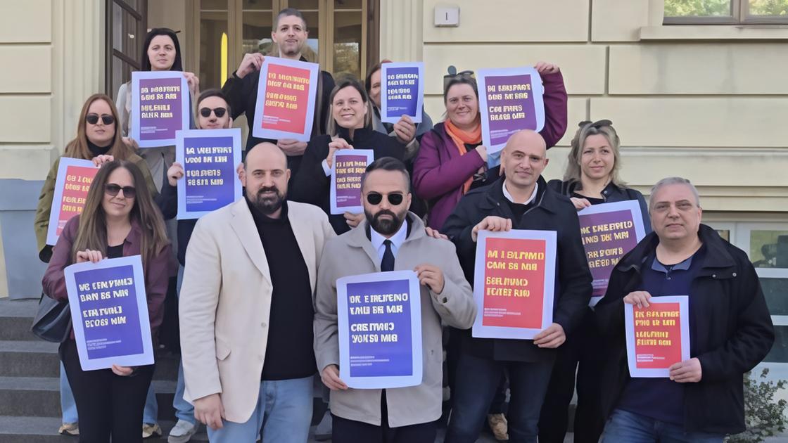 picchiato parente paziente infermiere