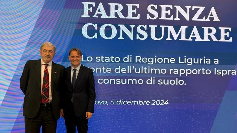 Il presidente della Regione Liguria Marco Bucci e l’assessore Marco Scajola Il presidente della Regione Liguria Marco Bucci e l’assessore Marco Scajola