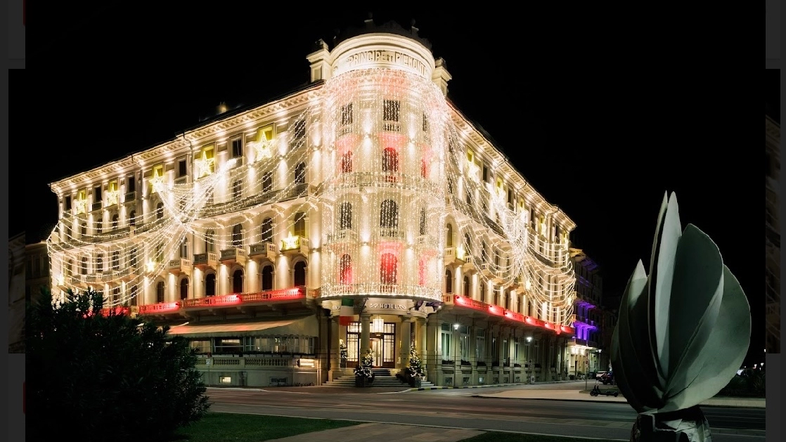 Il Grand Hotel Principe di Piemonte addobbato per le festività natalizie Il Grand Hotel Principe di Piemonte addobbato per le festività natalizie