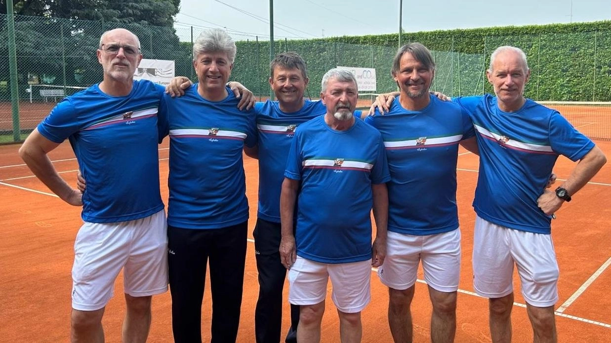La squadra over 55 del Ct Etruria La squadra over 55 del Ct Etruria