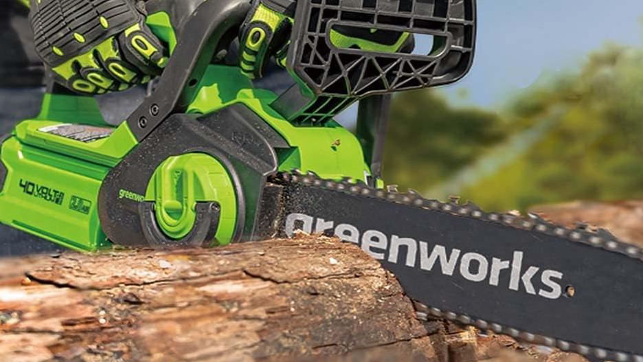 motosega batteria greenworks efficiente
