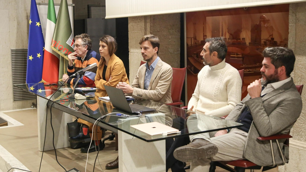 Gli esponenti del Patto Avanti alla presentazione dell’alleanza Gli esponenti del Patto Avanti alla presentazione dell’alleanza
