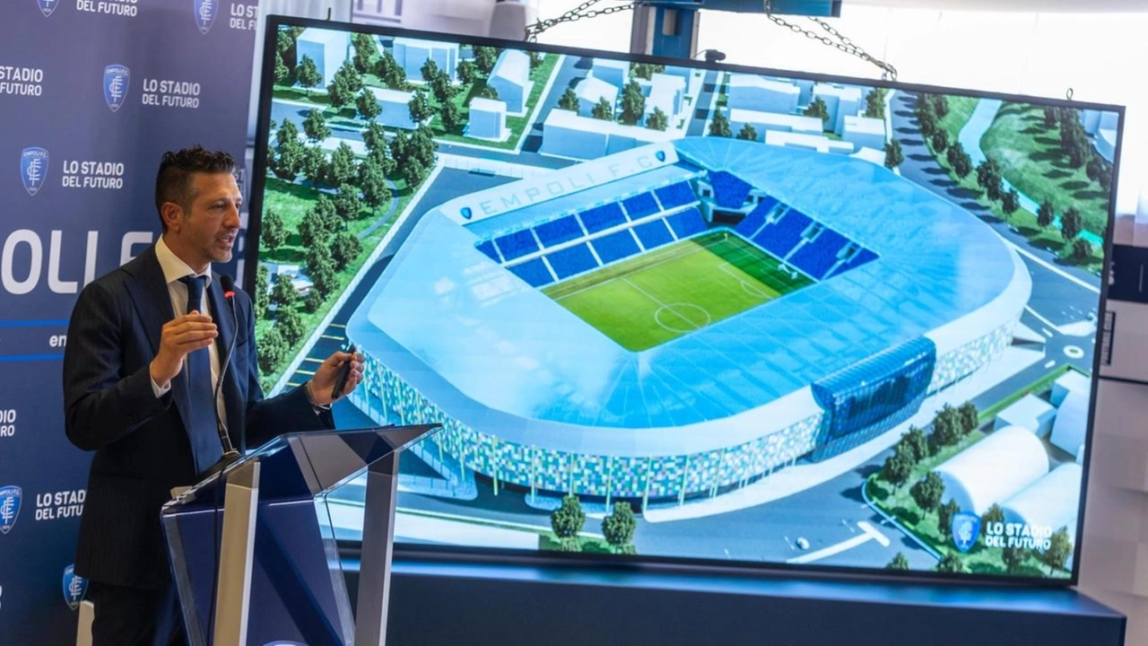 Il progetto del nuovo stadio Castellani di Empoli Il progetto del nuovo stadio Castellani di Empoli